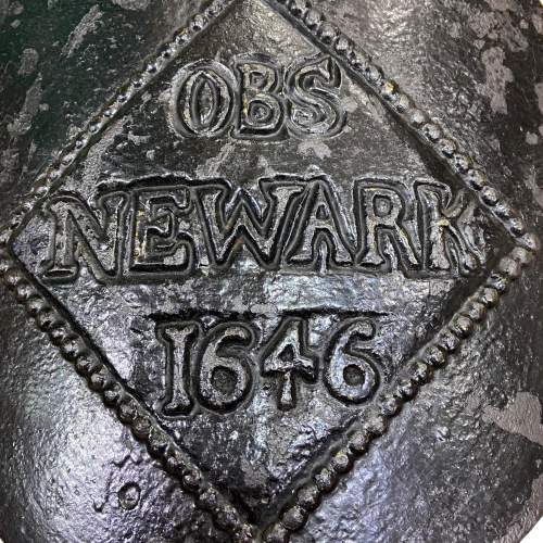 Newark on Trent Cast Iron Siege Coin Plaque image-2