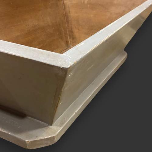 Large Painted and Waxed Wooden Dough Trough image-5