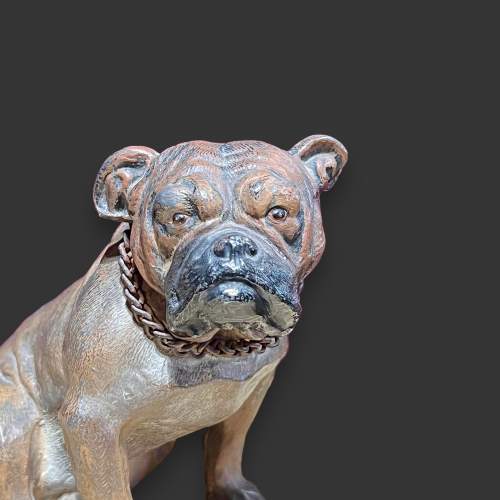 Early 20th Century Austrian Cold Painted Bulldog Table Striker image-3