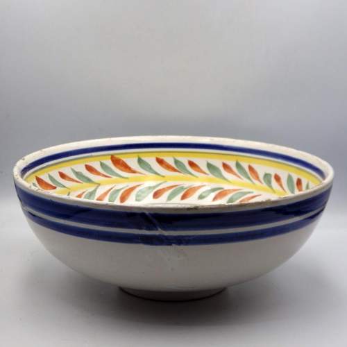 French Faience 19th Century Henriot Quimper Fruit Bowl image-5