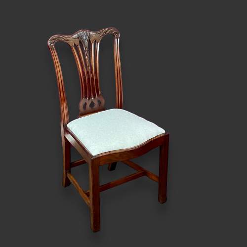 A Set of Nine 19th Century Carved Mahogany Dining Chairs image-3