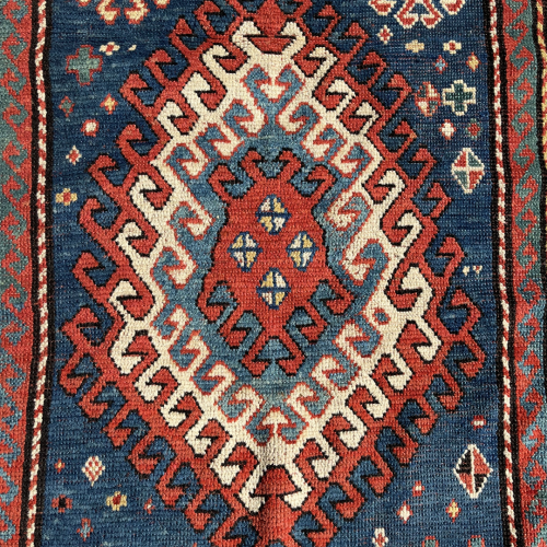Handknotted Caucasian Bordjalou Kazak Circa 1890 image-5