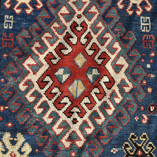 Handknotted Caucasian Bordjalou Kazak Circa 1890 image-6