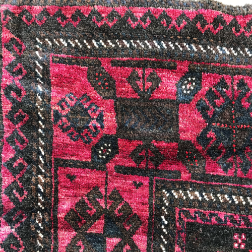 Hand Knotted Herat Belouch - Unusual Vibrant Colours image-3