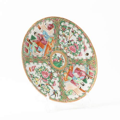Antique Chinese Famille Rose Plate image-2