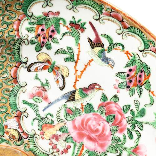 Antique Chinese Famille Rose Plate image-6