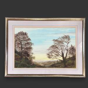 Alan England Watercolour and Pastel Landscape Painting