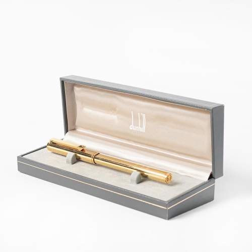 Dunhill Gold Plated Ballpoint Pen image-1