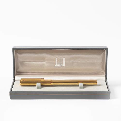 Dunhill Gold Plated Ballpoint Pen image-2
