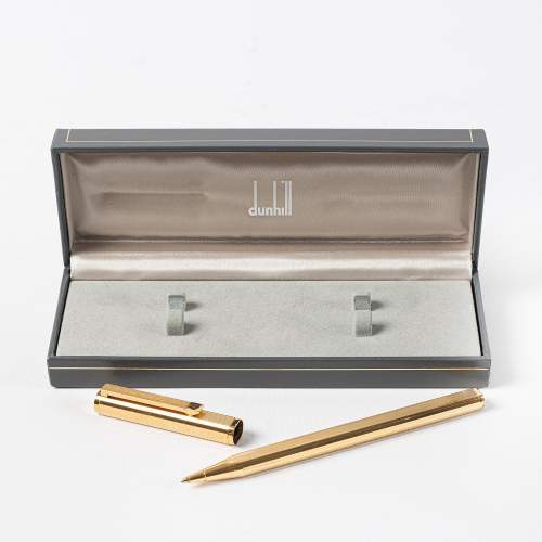 Dunhill Gold Plated Ballpoint Pen image-3