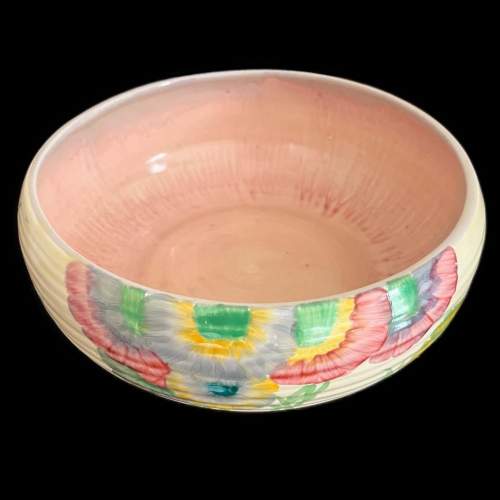 Clarice Cliff Viscaria Hand Painted Large Bowl image-1
