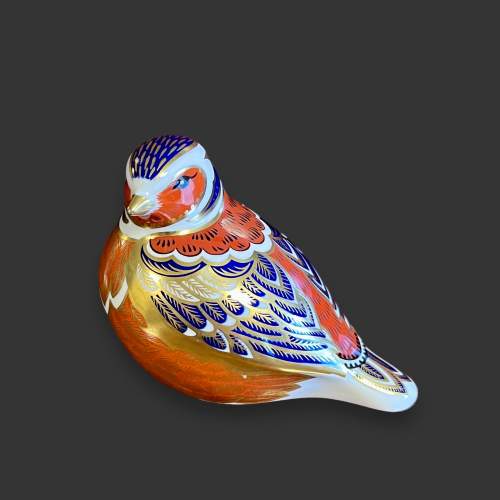 Royal Crown Derby Chaffinch Paperweight image-1