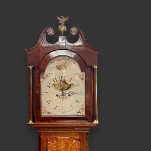 19th Century Eight Day Grandfather Clock by Marshall of Lincoln