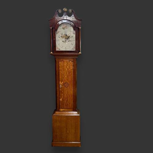 19th Century Eight Day Grandfather Clock by Marshall of Lincoln image-2