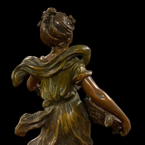 Louis and Francois Moreau 19th Century French Spelter Figure image-3