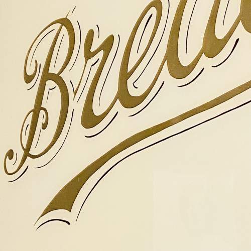 Vintage Advertising Gilt Mirrored Bread Sign image-4