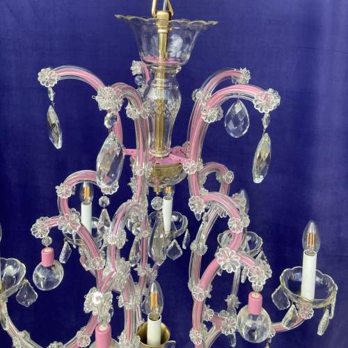 Caged Maria Theresa Pink Chandelier image-3