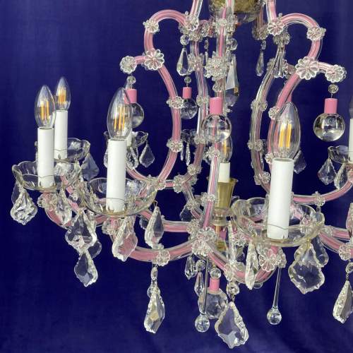 Caged Maria Theresa Pink Chandelier image-5