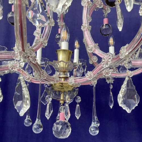 Caged Maria Theresa Pink Chandelier image-6