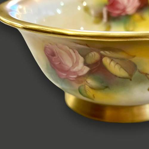 Royal Worcester Hand Painted Bowl image-2