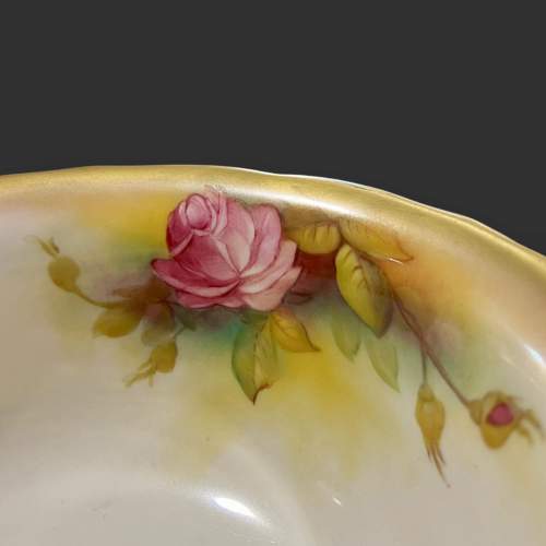 Royal Worcester Hand Painted Bowl image-3