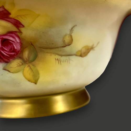 Royal Worcester Hand Painted Bowl image-5
