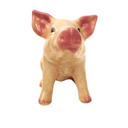Early 20th Century Large Ceramic Butchers Shop Display Pig image-2