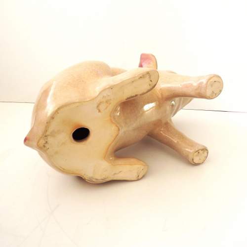 Early 20th Century Large Ceramic Butchers Shop Display Pig image-5