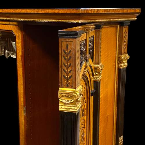 Wright & Mansfield Neo Classical Revival Satinwood Credenza image-6