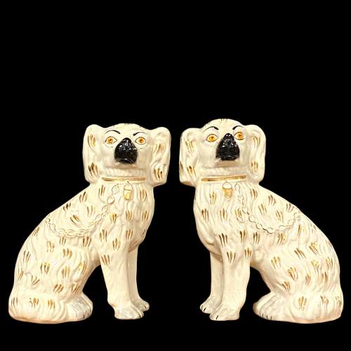 Pair of 19th Century Staffordshire Wally Dogs image-4