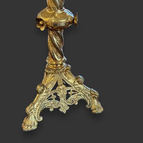 Pair of Antique French Gilded Candelabra image-6