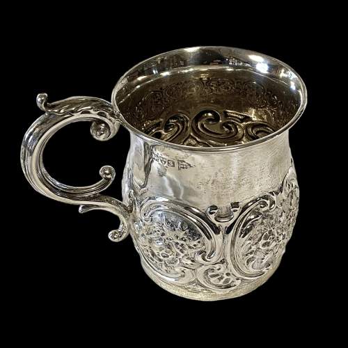 Edwardian Silver Christening Mug image-1