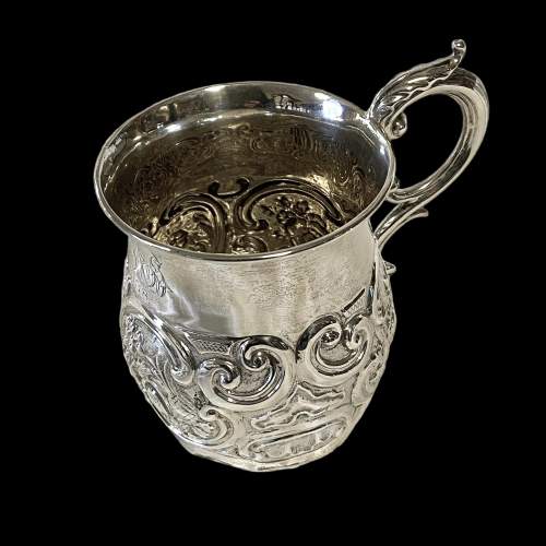 Edwardian Silver Christening Mug image-2