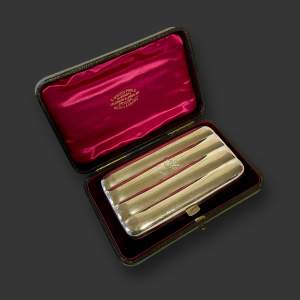 Late Victorian Silver Cigar Case