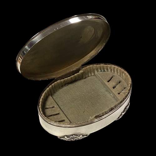 George V Silver Jewellery Box image-1