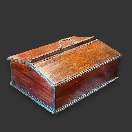 Early 19th Century Mahogany Work Box image-1