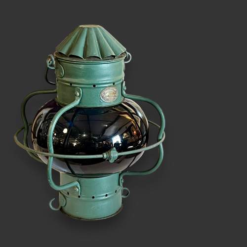 Early 20th Century Ships Lamp image-1