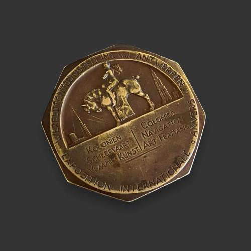 20th Century Belgium International Exposition Medal image-3