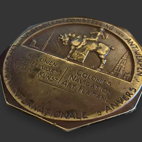 20th Century Belgium International Exposition Medal image-4