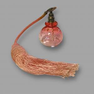 Early 20th Century Cranberry Glass Atomiser
