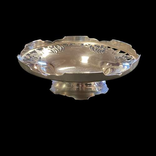 Early 20th Century Pierced Silver Bon Bon Dish image-2