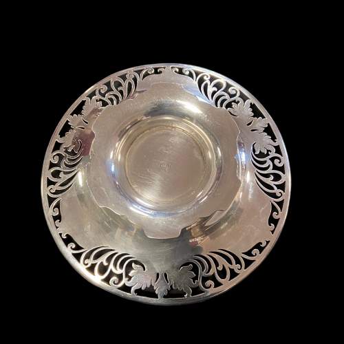Early 20th Century Pierced Silver Bon Bon Dish image-4