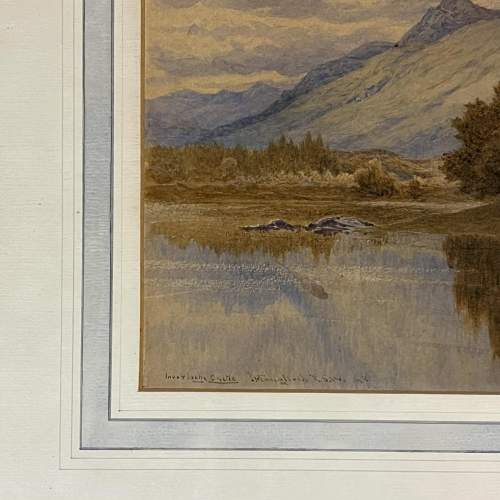 Late 19th-Early 20th Century J McCulloch Watercolour Painting image-4