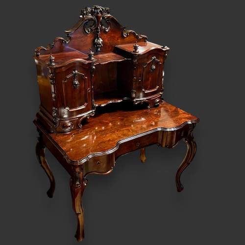 19th Century French Rosewood Ladies Writing Desk image-1