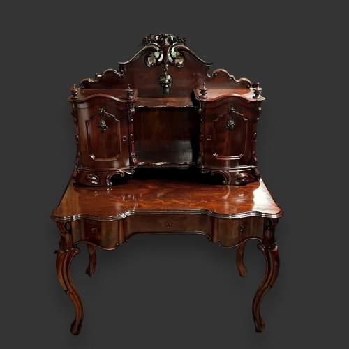 19th Century French Rosewood Ladies Writing Desk image-2