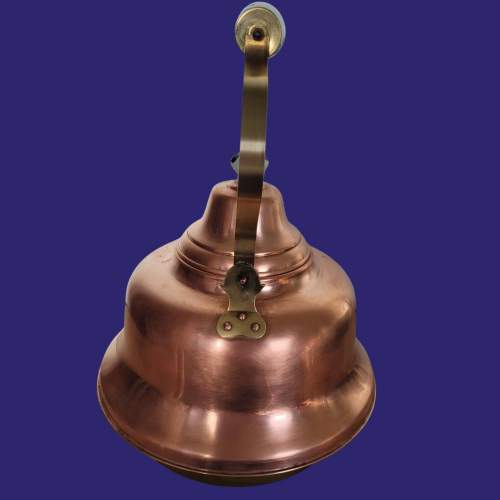 Large Copper and Brass Kettle image-2