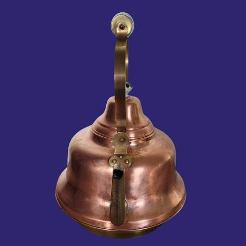 Large Copper and Brass Kettle image-4