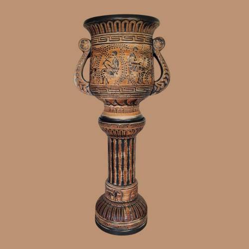 West German Jardiniere and Stand image-1