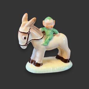 Shelley - Mabel Lucie Attwell Boo Boo on Donkey Figurine