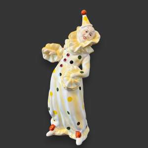 Coalport Clown Figurine